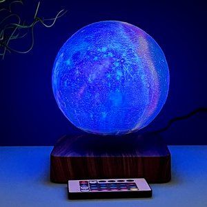 Magnetic Levitating & Spinning Galaxy Night Lamp - Remote Control -Creative Gift